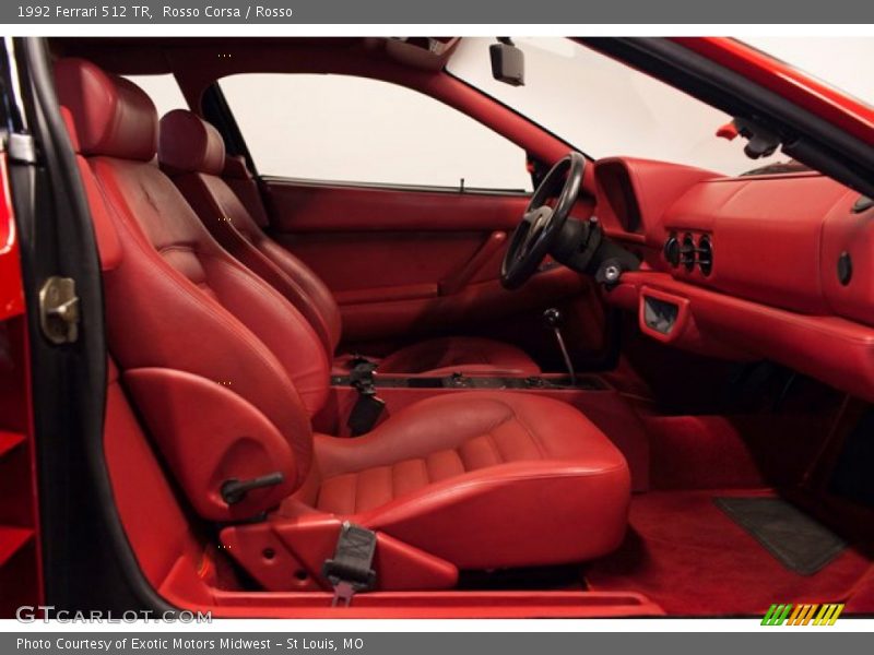 Front Seat of 1992 512 TR 