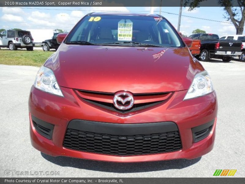 Copper Red Mica / Sand 2010 Mazda MAZDA5 Sport