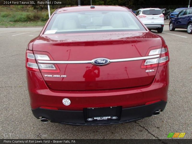 Ruby Red / Dune 2014 Ford Taurus SEL