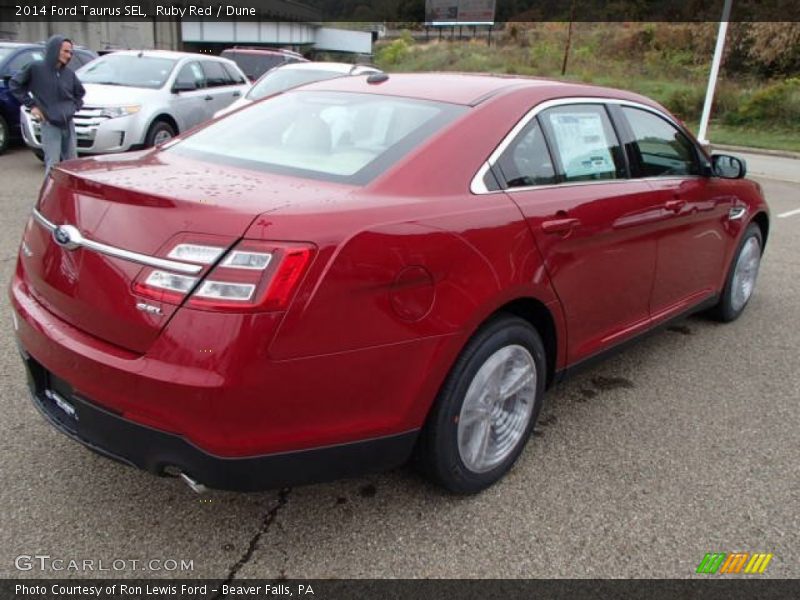 Ruby Red / Dune 2014 Ford Taurus SEL