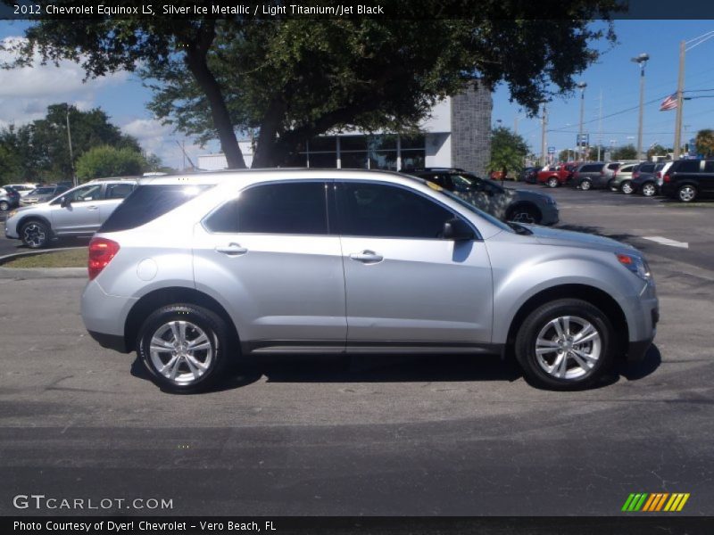 Silver Ice Metallic / Light Titanium/Jet Black 2012 Chevrolet Equinox LS