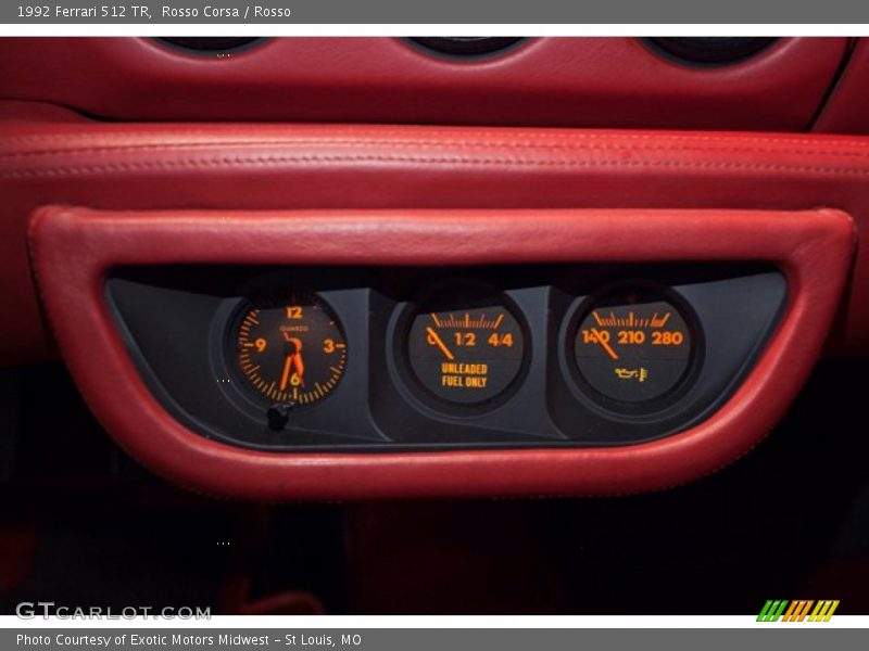  1992 512 TR   Gauges