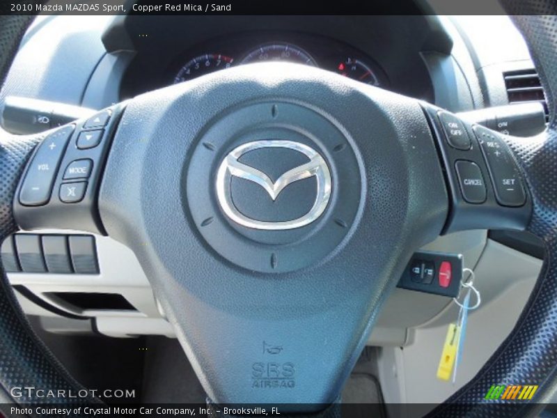 Copper Red Mica / Sand 2010 Mazda MAZDA5 Sport
