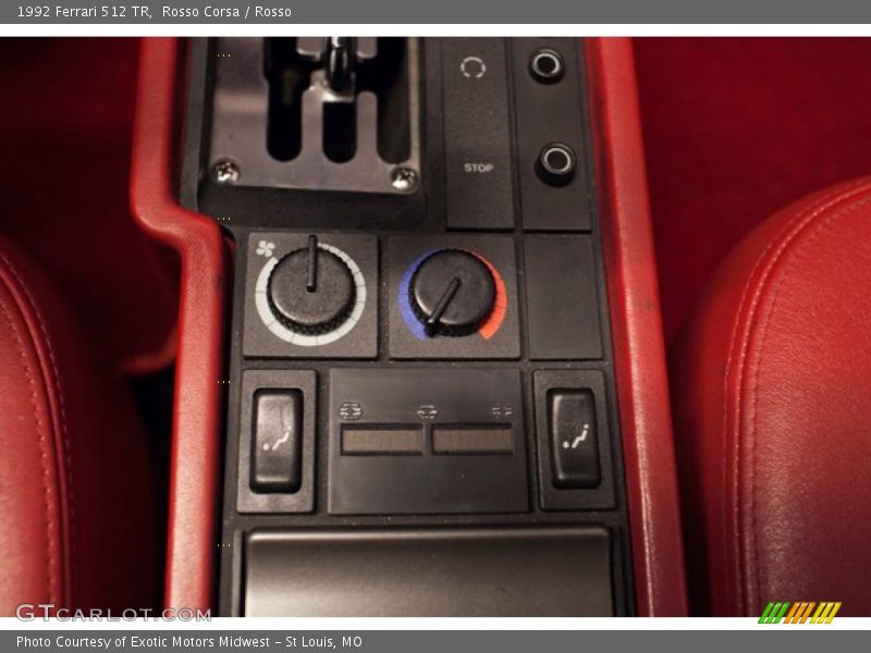 Controls of 1992 512 TR 