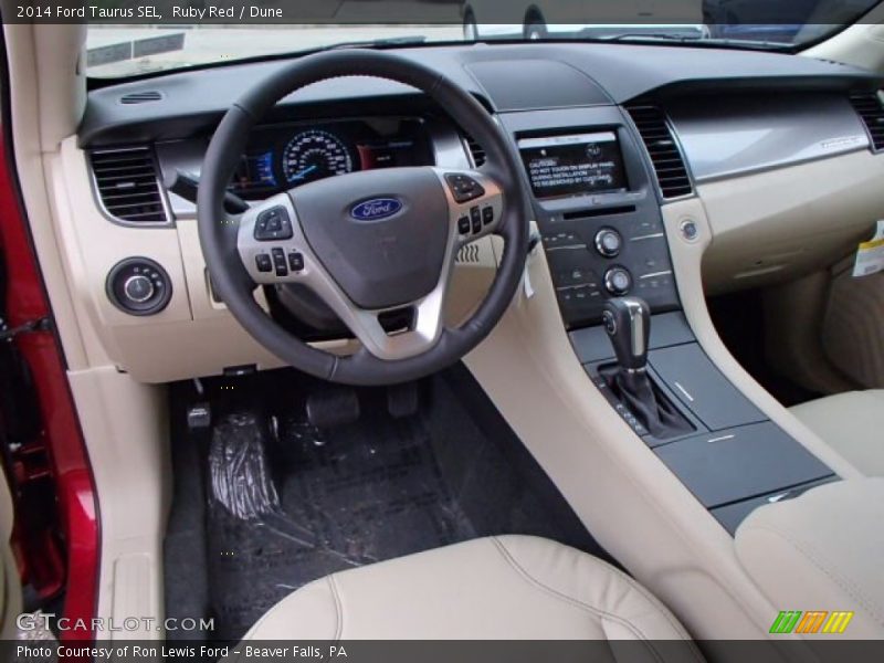 Ruby Red / Dune 2014 Ford Taurus SEL