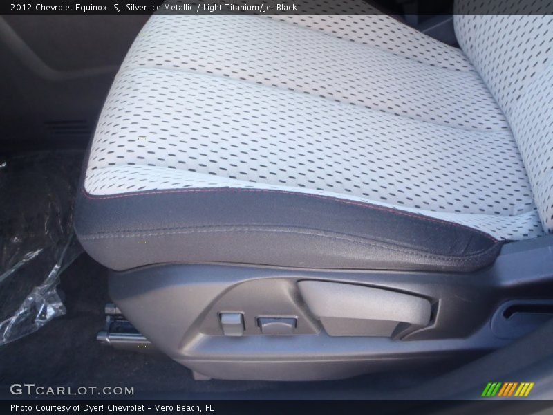 Silver Ice Metallic / Light Titanium/Jet Black 2012 Chevrolet Equinox LS