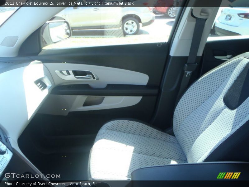 Silver Ice Metallic / Light Titanium/Jet Black 2012 Chevrolet Equinox LS