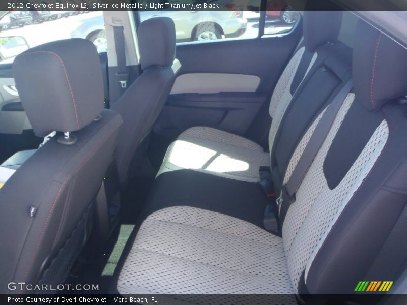 Silver Ice Metallic / Light Titanium/Jet Black 2012 Chevrolet Equinox LS