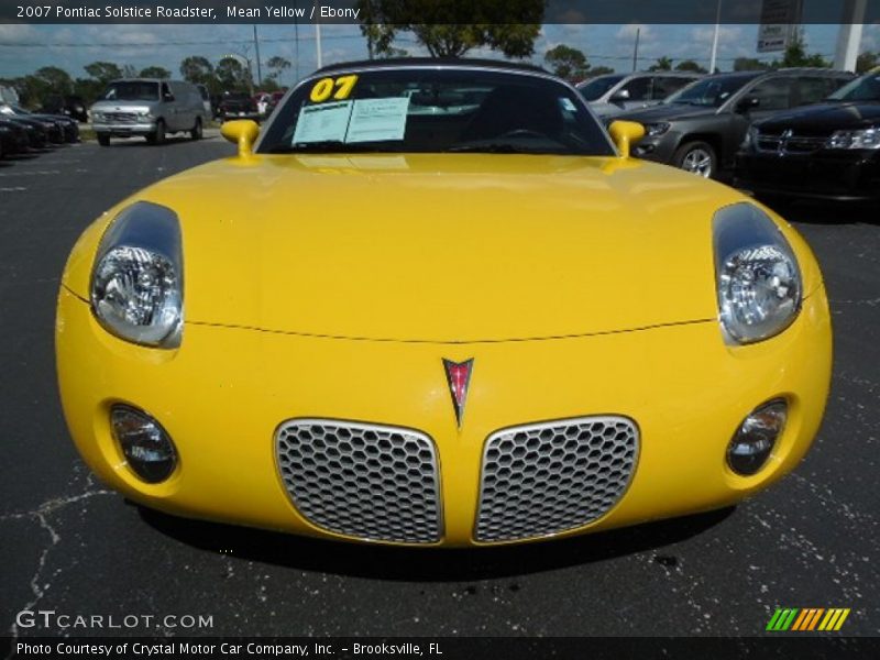 Mean Yellow / Ebony 2007 Pontiac Solstice Roadster