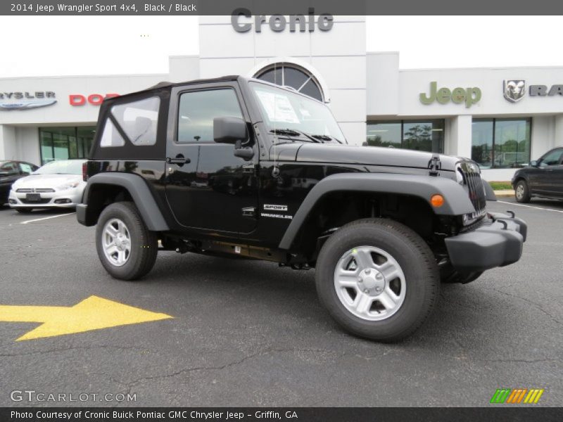 Black / Black 2014 Jeep Wrangler Sport 4x4