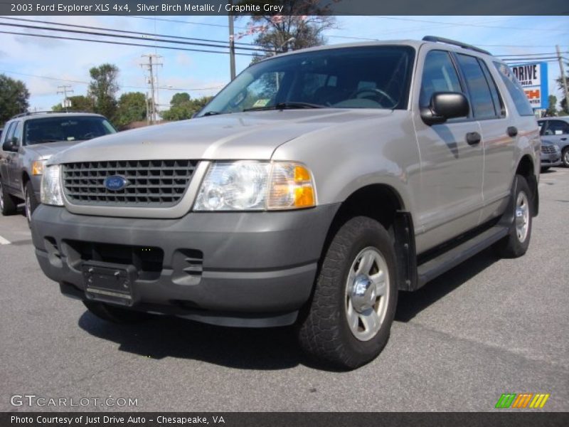 Silver Birch Metallic / Graphite Grey 2003 Ford Explorer XLS 4x4