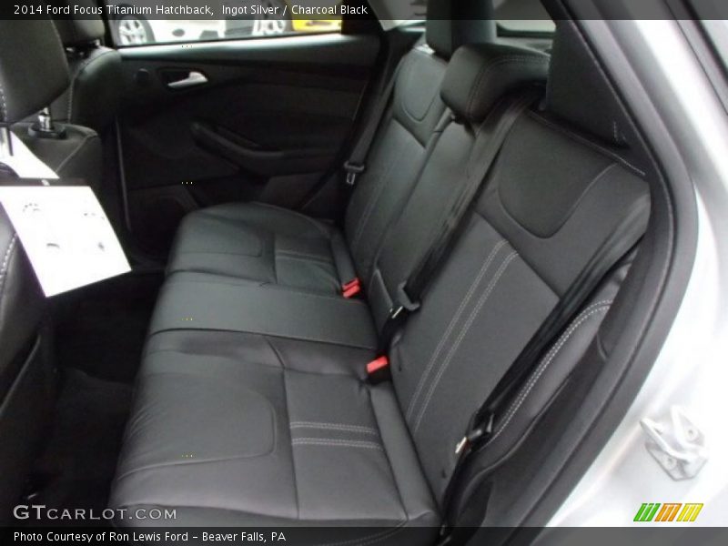 Ingot Silver / Charcoal Black 2014 Ford Focus Titanium Hatchback