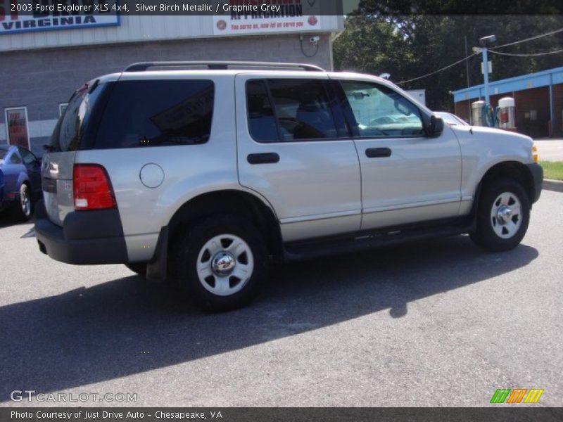 Silver Birch Metallic / Graphite Grey 2003 Ford Explorer XLS 4x4