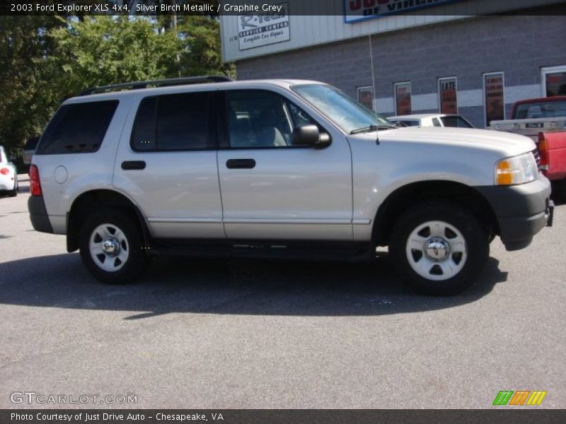 Silver Birch Metallic / Graphite Grey 2003 Ford Explorer XLS 4x4