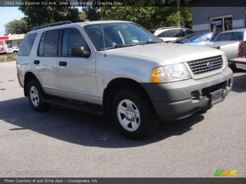 Silver Birch Metallic / Graphite Grey 2003 Ford Explorer XLS 4x4