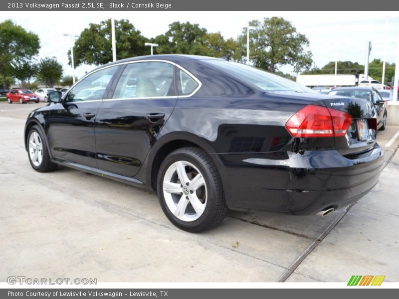 Black / Cornsilk Beige 2013 Volkswagen Passat 2.5L SE
