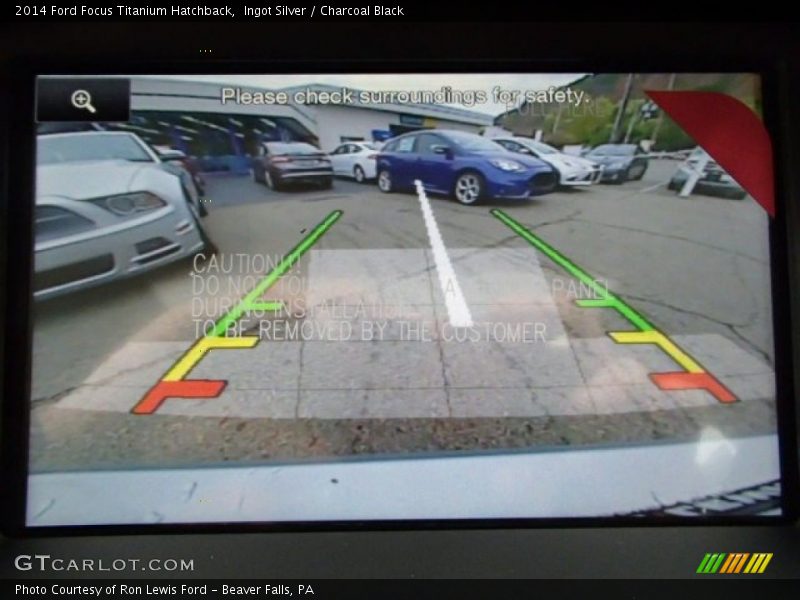 Ingot Silver / Charcoal Black 2014 Ford Focus Titanium Hatchback