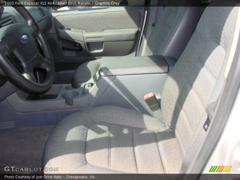 Silver Birch Metallic / Graphite Grey 2003 Ford Explorer XLS 4x4