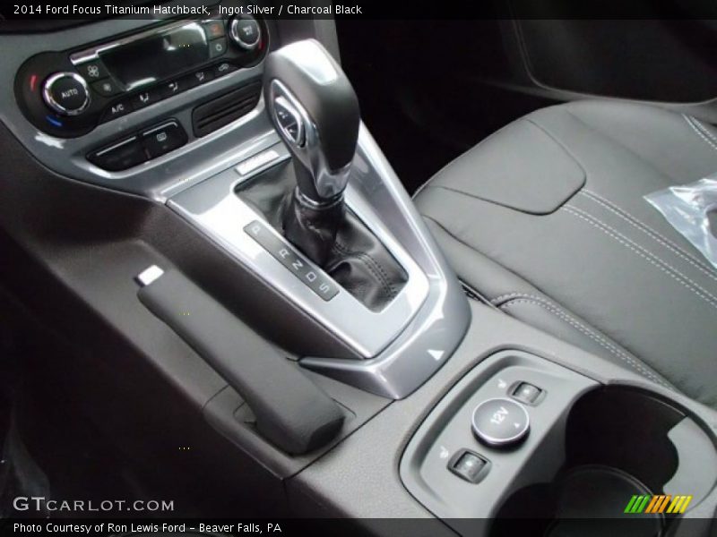 Ingot Silver / Charcoal Black 2014 Ford Focus Titanium Hatchback
