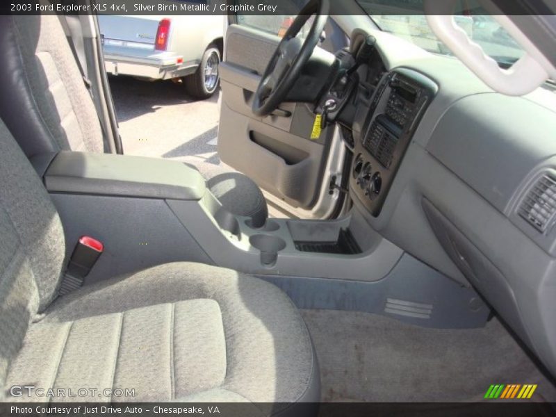 Silver Birch Metallic / Graphite Grey 2003 Ford Explorer XLS 4x4