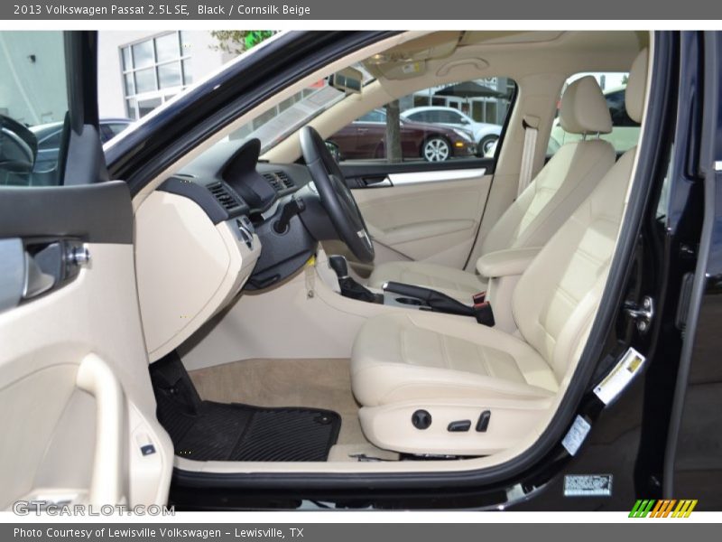 Black / Cornsilk Beige 2013 Volkswagen Passat 2.5L SE