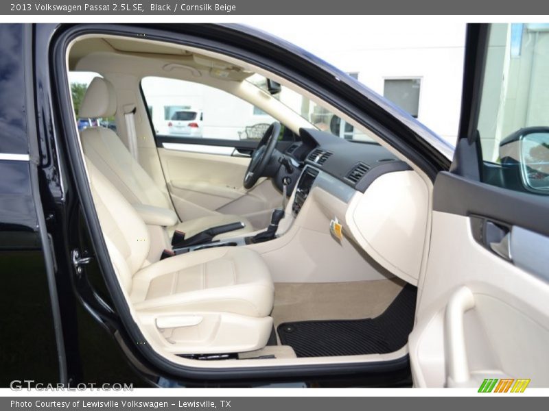 Black / Cornsilk Beige 2013 Volkswagen Passat 2.5L SE