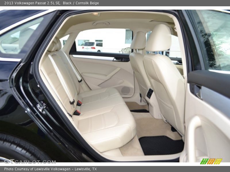 Black / Cornsilk Beige 2013 Volkswagen Passat 2.5L SE