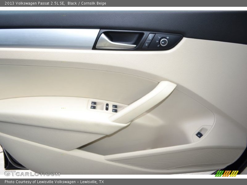 Black / Cornsilk Beige 2013 Volkswagen Passat 2.5L SE