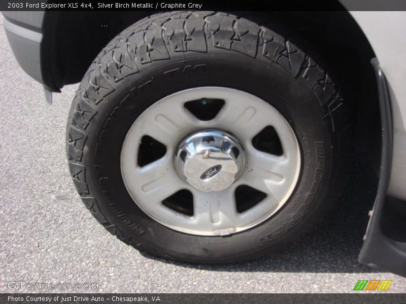 Silver Birch Metallic / Graphite Grey 2003 Ford Explorer XLS 4x4