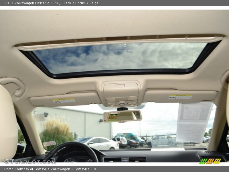 Black / Cornsilk Beige 2013 Volkswagen Passat 2.5L SE