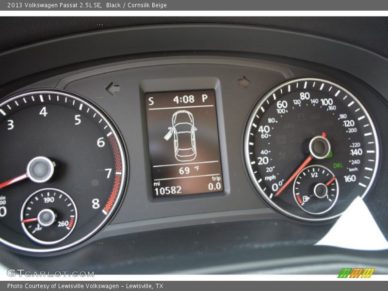 Black / Cornsilk Beige 2013 Volkswagen Passat 2.5L SE