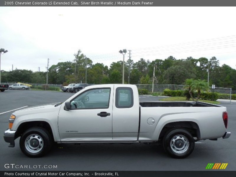 Silver Birch Metallic / Medium Dark Pewter 2005 Chevrolet Colorado LS Extended Cab