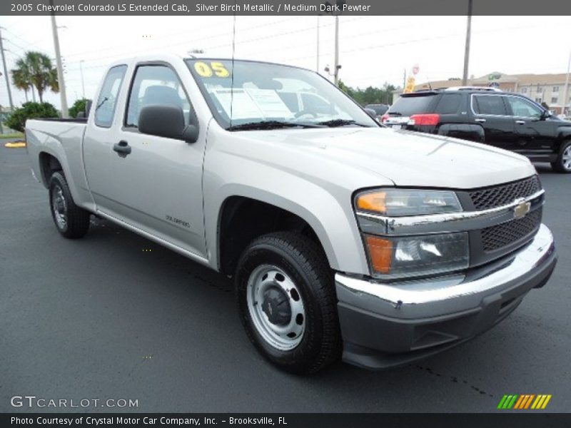 Silver Birch Metallic / Medium Dark Pewter 2005 Chevrolet Colorado LS Extended Cab