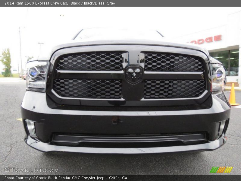 Black / Black/Diesel Gray 2014 Ram 1500 Express Crew Cab