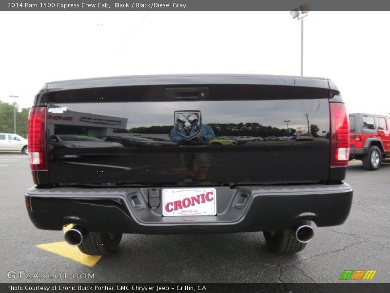 Black / Black/Diesel Gray 2014 Ram 1500 Express Crew Cab