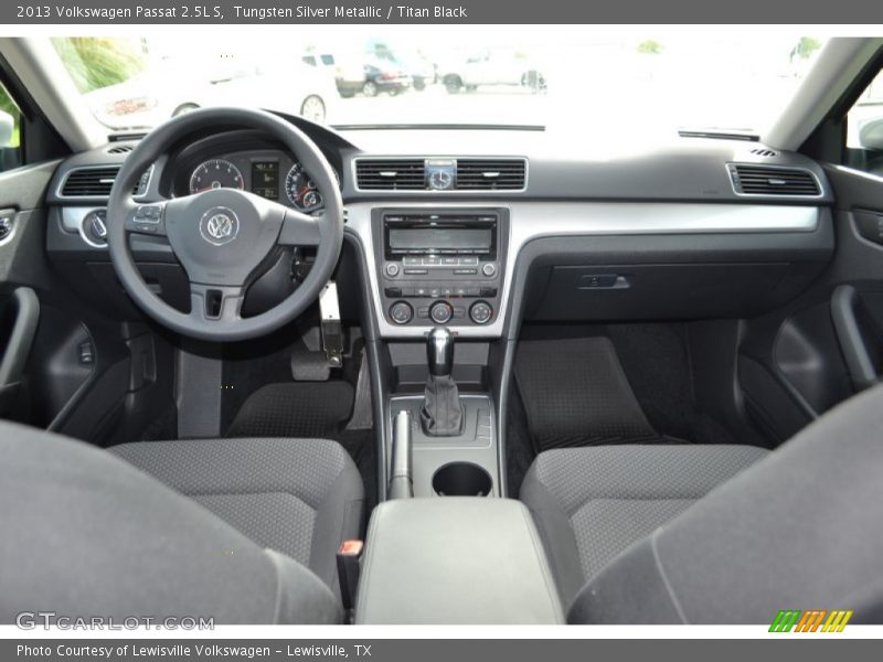 Tungsten Silver Metallic / Titan Black 2013 Volkswagen Passat 2.5L S