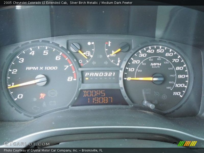 Silver Birch Metallic / Medium Dark Pewter 2005 Chevrolet Colorado LS Extended Cab