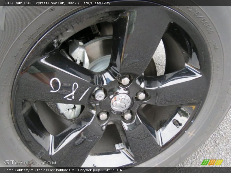 Black / Black/Diesel Gray 2014 Ram 1500 Express Crew Cab