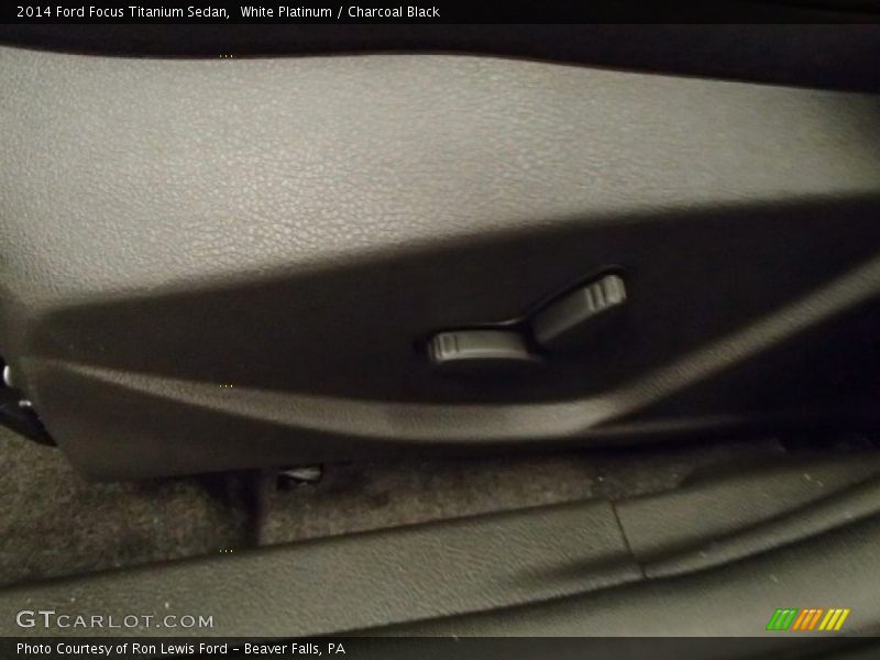 White Platinum / Charcoal Black 2014 Ford Focus Titanium Sedan