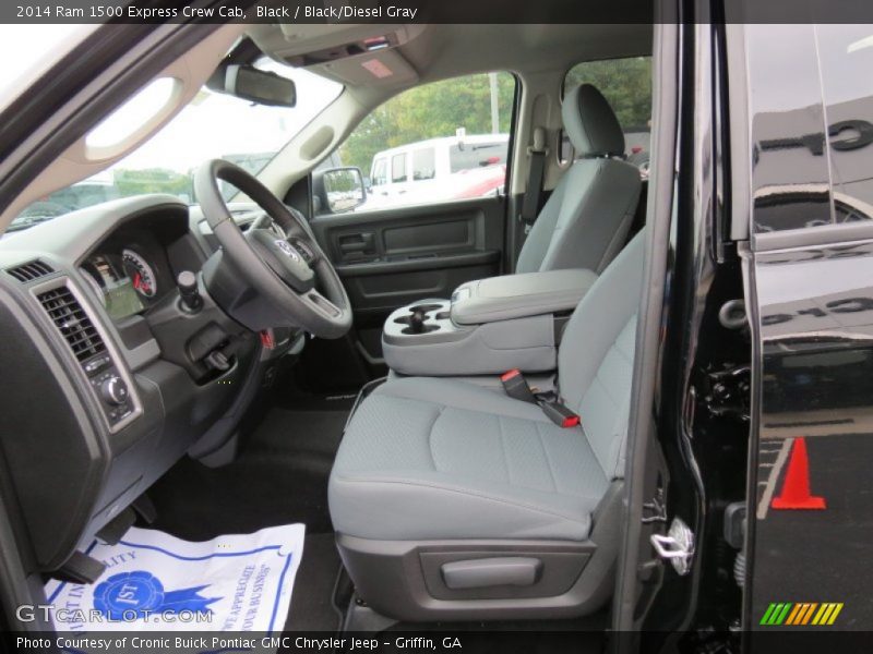 Black / Black/Diesel Gray 2014 Ram 1500 Express Crew Cab