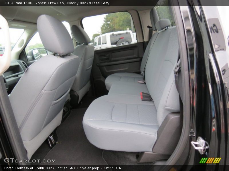 Black / Black/Diesel Gray 2014 Ram 1500 Express Crew Cab