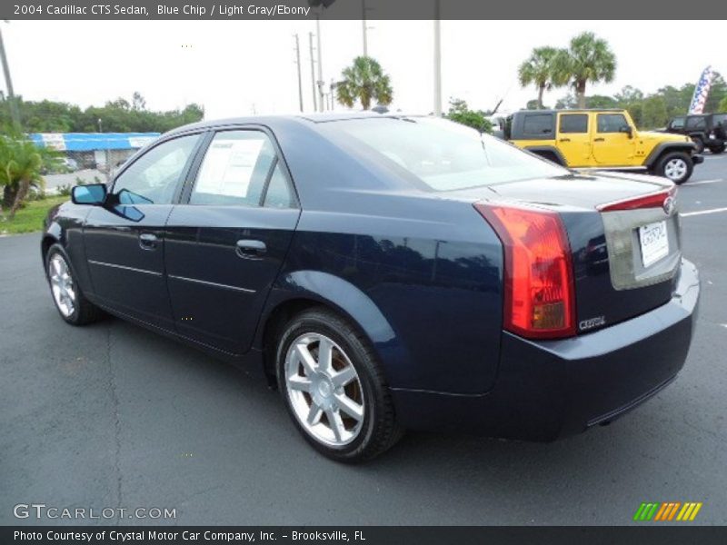 Blue Chip / Light Gray/Ebony 2004 Cadillac CTS Sedan
