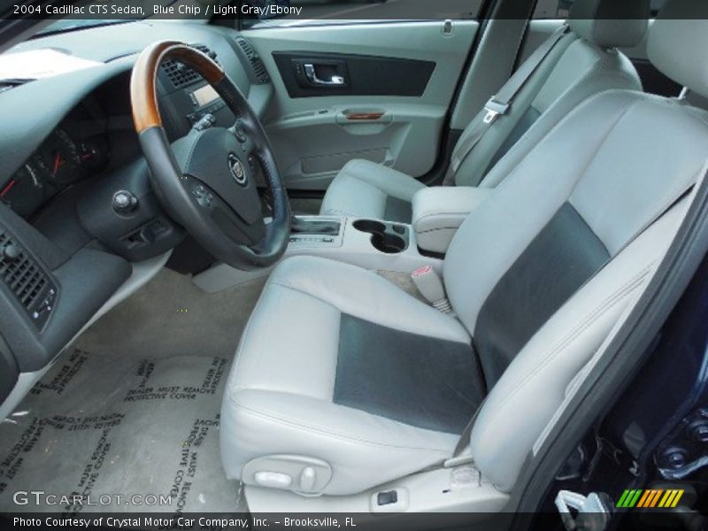Blue Chip / Light Gray/Ebony 2004 Cadillac CTS Sedan
