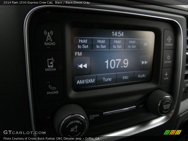 Black / Black/Diesel Gray 2014 Ram 1500 Express Crew Cab