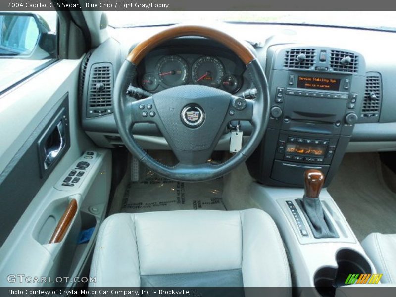 Blue Chip / Light Gray/Ebony 2004 Cadillac CTS Sedan
