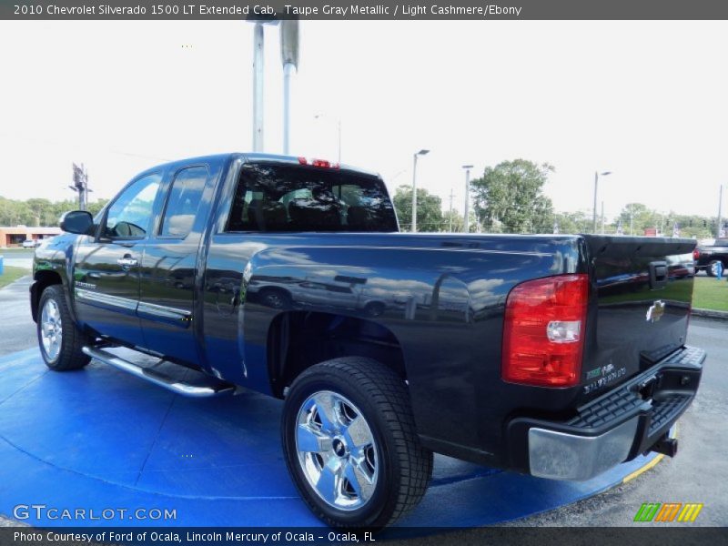 Taupe Gray Metallic / Light Cashmere/Ebony 2010 Chevrolet Silverado 1500 LT Extended Cab