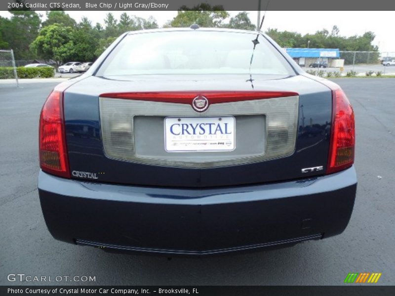Blue Chip / Light Gray/Ebony 2004 Cadillac CTS Sedan