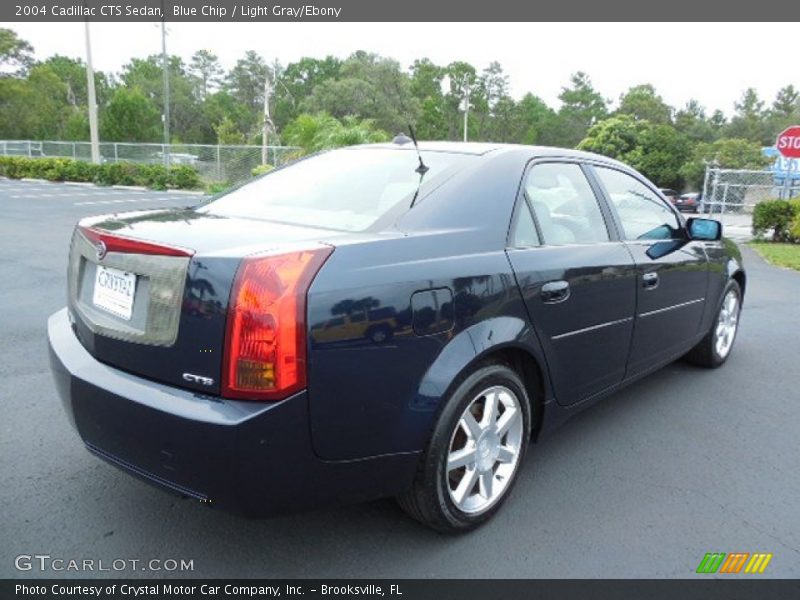 Blue Chip / Light Gray/Ebony 2004 Cadillac CTS Sedan