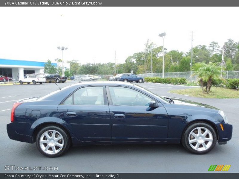 Blue Chip / Light Gray/Ebony 2004 Cadillac CTS Sedan