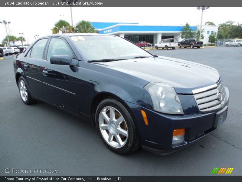 Blue Chip / Light Gray/Ebony 2004 Cadillac CTS Sedan